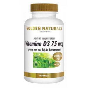 Golden Naturals Vitamine D3 75 µg 360 capsules