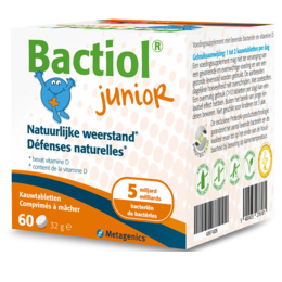 Metagenics Bactiol junior 60 kauwtabletten