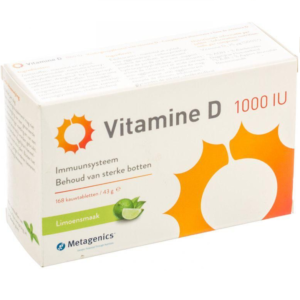 Metagenics Vitamine D 1000 IU 168 kauwtabletten