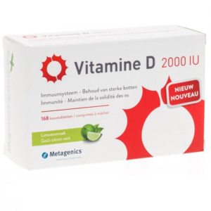 Metagenics Vitamine D 2000 IU 168 kauwtabletten