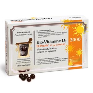 Pharma Nord Bio-Vitamine D3 D-Pearls 75 µg 80 capsules