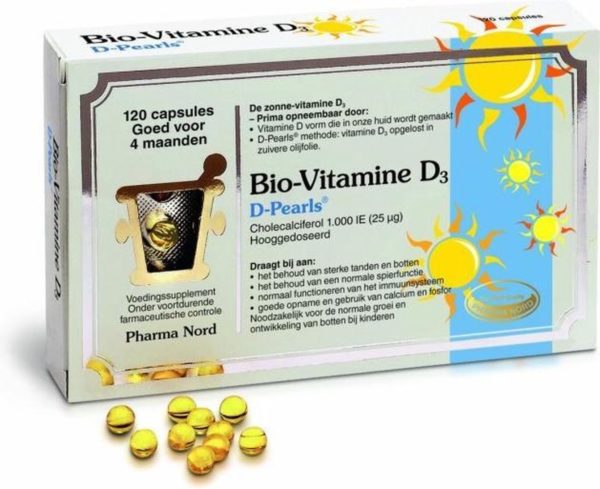Pharma Nord Bio-vitamine D3 D-Pearls 25 µg 120 capsules