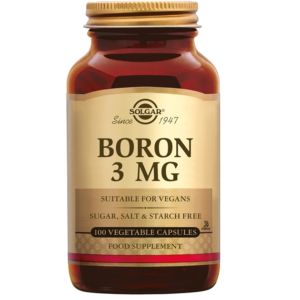 Solgar Boron 3 mg Borium plantaardige capsules 100 caps