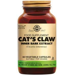 Solgar Cat's Claw Inner Bark Extract Katteklauw plantaardige capsules