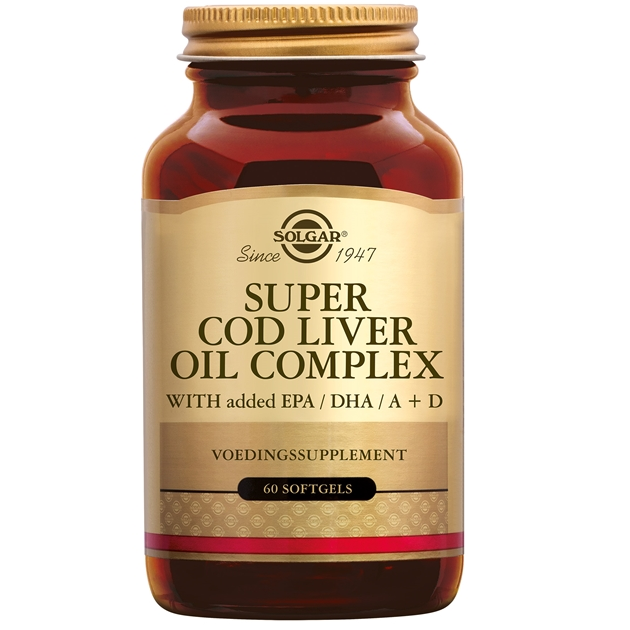 Solgar Super Cod Liver Oil Levertraan met extra omega-3 softgels - Vakdrogist Stouthart