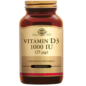 Solgar Vitamin D-3 1000 IU softgels 250 softgels