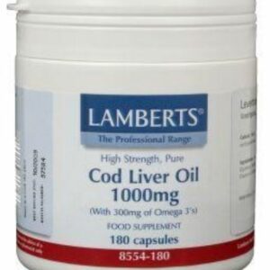 LAMBERTS COD LIVER OIL 1000 MG 180 CAPSULES